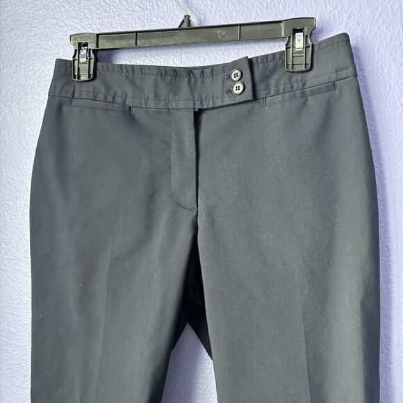 Women's Talbots Straight Leg Trousers Petite 6P Dark Navy Blue Dress Pants 6P - Picture 7 of 9